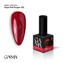 Gel polish color Night collection 182 Royal Red dragon 10 ml - nailyday.shop 01