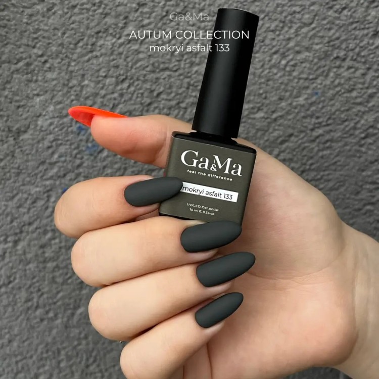 Autumn collection 133 Mokryi asfalt recommended by @vakula_nails 10 ml - nailyday.shop 