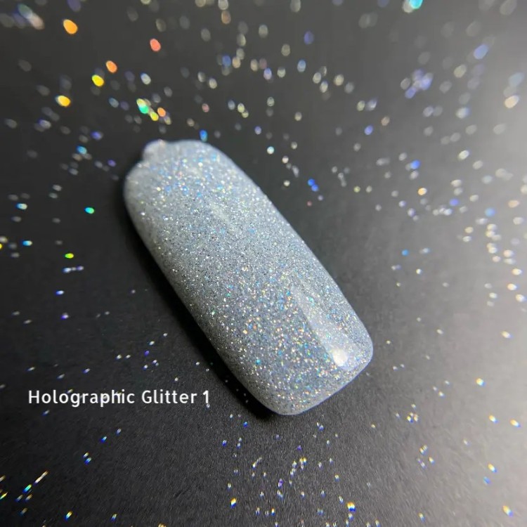 Holographic glitter 001 10 ml - nailyday.shop  