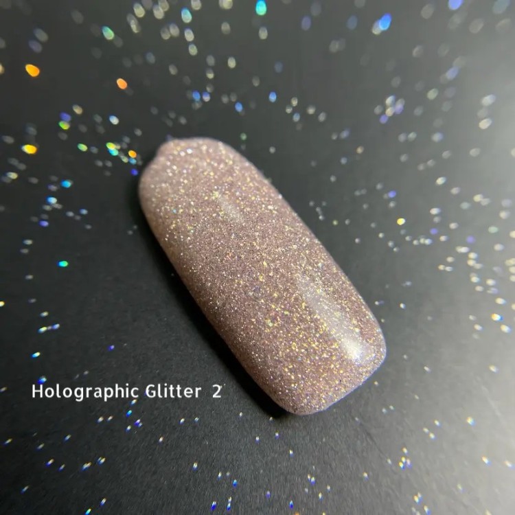 Holographic glitter 002 10 ml - nailyday.shop  