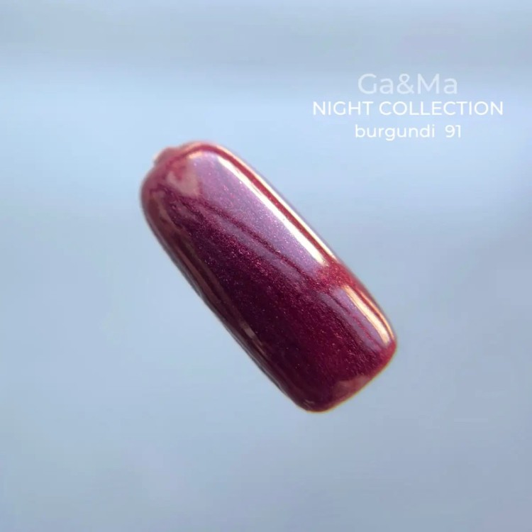 Night collection 091 BURGUNDY 10 ml - nailyday.shop 01 