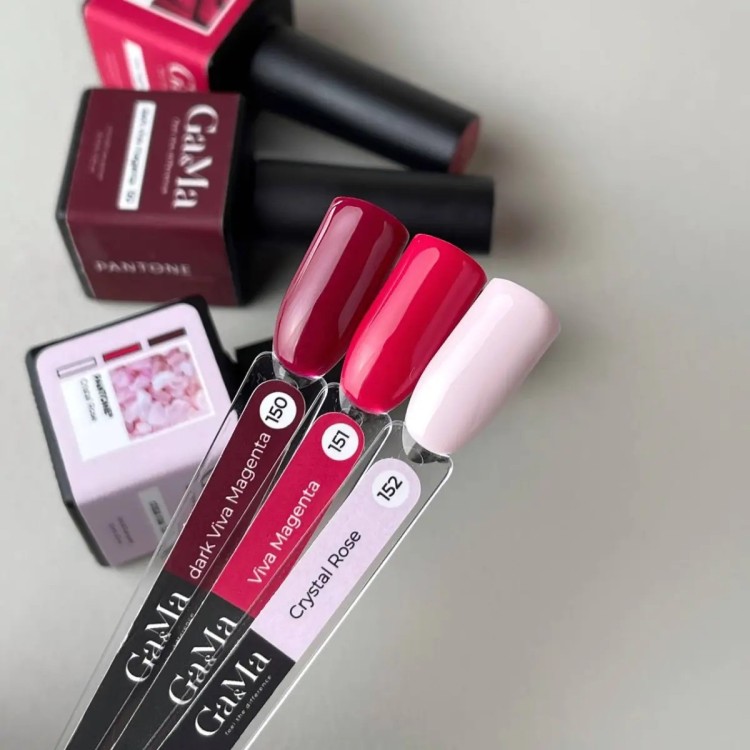 Гель лак Pantone collection 150 dark Viva Magenta 10 мл - nailyday.shop 03