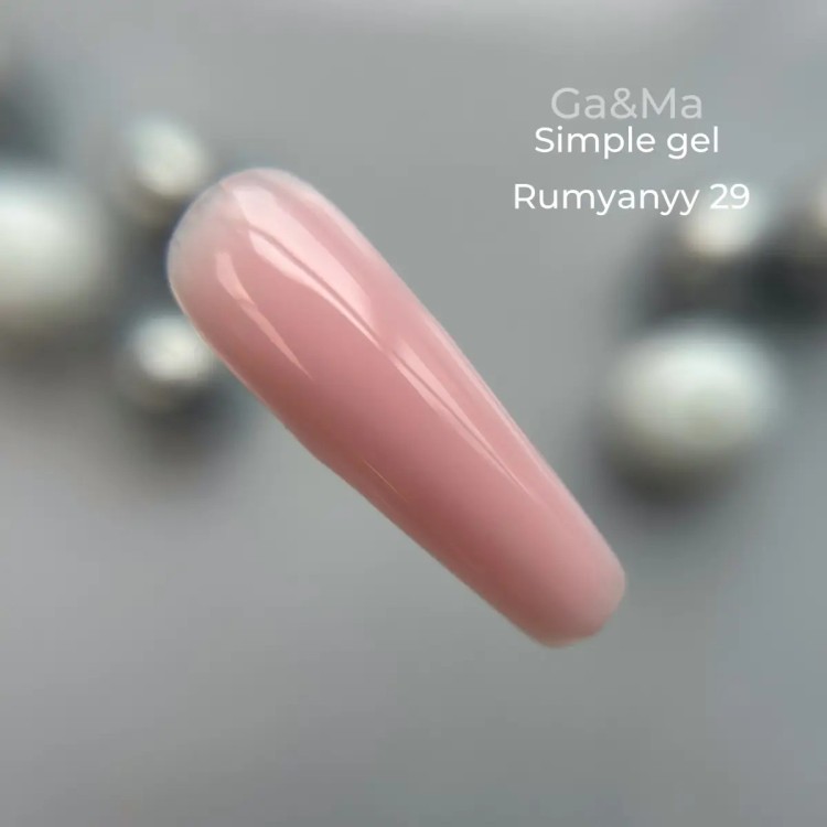 Simple gel 029 Rumyanyy 15 ml - nailyday.shop  