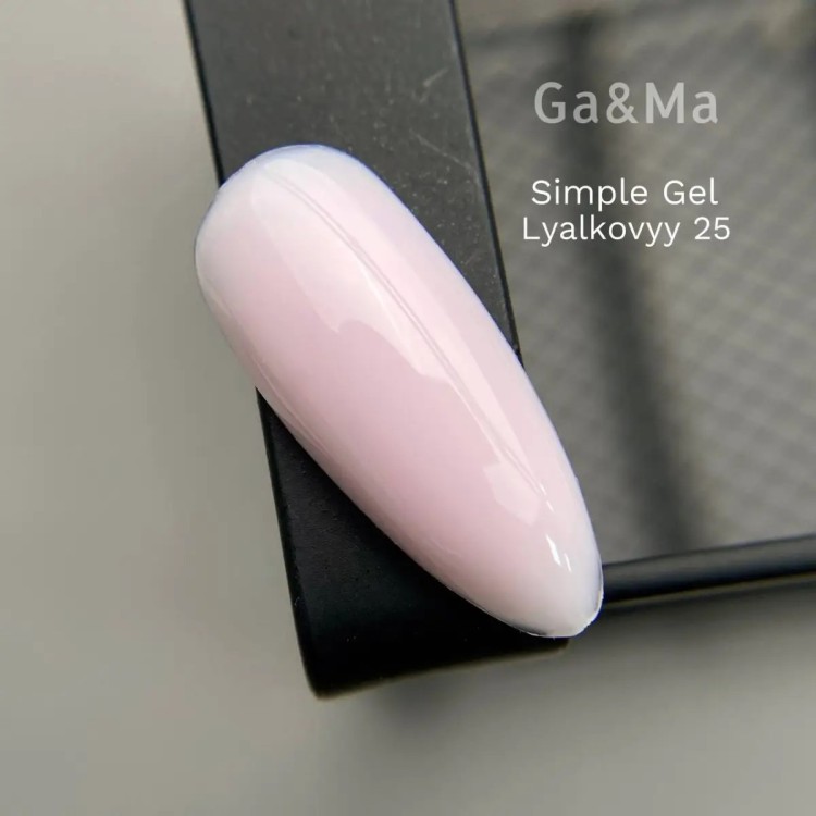 Simple gel 025 Lyalkovyy 15 ml - nailyday.shop  