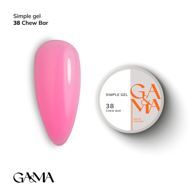 m1simple-gel-038-chew-bar-nailyday-shop-cover Simple gel 038 Chew Bar — изображение 1